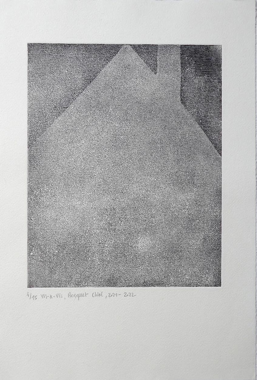 Vis-à-vis h, 2021-2022, drypoint, image size 25x20 cm, paper size 39x26 cm, edition of 15